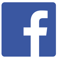 Facebook logo blue